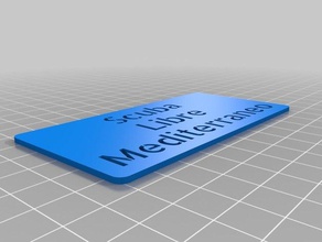 mi personalizados tof de la galería símbolos personalizada - paramétricas signos y logotipos personalizado 3d print model - Mito3D
