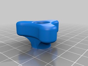 m5 boulon de la poignée cnc serrage pièces personnalisé 3d print model - Mito3D