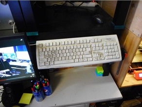 Tastatur Halterung computer Halter 3d print model - Mito3D