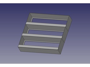 simple model paint rack shelf system hobby 3d print model - Mito3D
