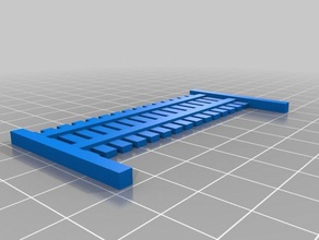 small 3 inch wide fence 3d printing 3d print model - Mito3D