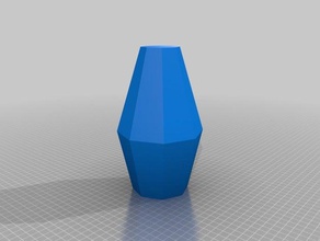 very simple lamp shade diamond decor 3d print model - Mito3D