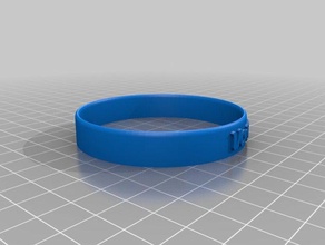 mi personalizar la pulsera maker las pulseras personalizado 3d print model - Mito3D