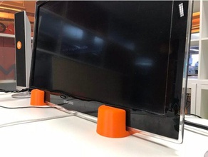 tv plana de apoyo la oficina televisión programa 3d print model - Mito3D