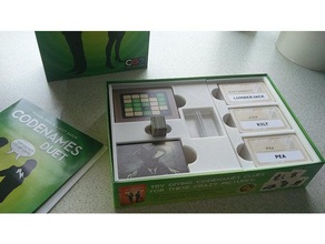 codenames düet kutusu Organizatör oyunlar oyun 3d print model - Mito3D