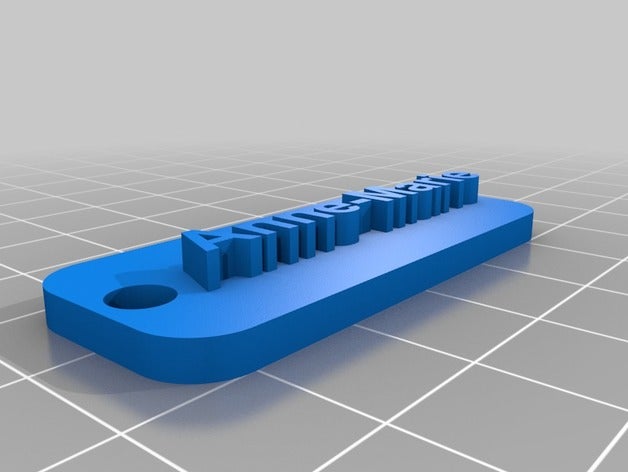 anne-marie trousseau de clés porte-clés anne mari marie un 3D print model - Mito3D