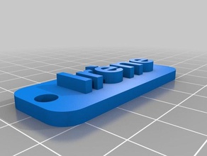 ir ne keychain keychains irene 3d print model - Mito3D
