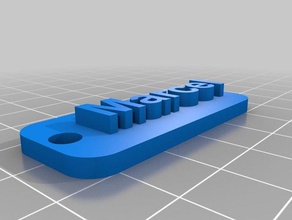 marcel trousseau de clés porte-clés un 3d print model - Mito3D
