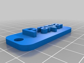 papa Schlüsselbund Schlüsselanhänger Papa keychain 3d print model - Mito3D
