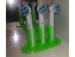 oral b cabeça stand oral-b oralb escova de dentes 3d print model - Mito3D