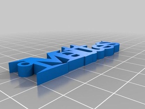 mattes keychains customized 3d print model - Mito3D