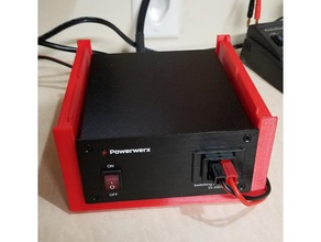 powerwerx ss-30dv güç kaynağı masaüstü stand elektronik amatör radyo göstermek 3d print model - Mito3D