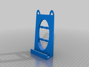 parede universal de telefone do gancho suporte A impressão 3d 3d print model - Mito3D