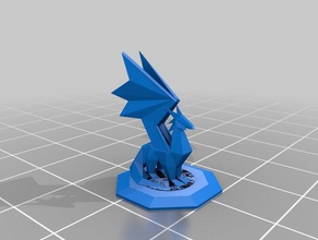 estatua del dragón de base spyro criaturas la 3d print model - Mito3D