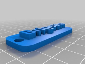 brigette trousseau de clés porte-clés un 3d print model - Mito3D