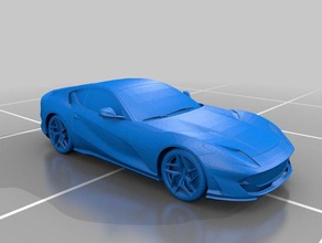 ferrari 812 superfast vehicles car race 3d print model - Mito3D