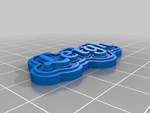 leigh Anahtarlık özelleştirilmiş 3d print model - Mito3D
