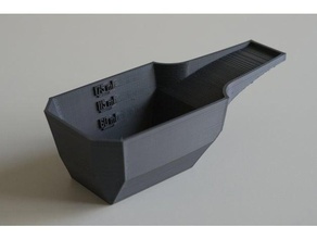 mesurette de poudre à laver les articles ménagers vêtements ménage mesure la scoop style le lavage 3d print model - Mito3D
