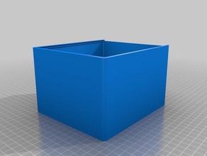 my customized round box lid seperated containers 3d print model - Mito3D