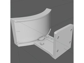Kopfhörer unter Schreibtisch Aufhänger office audio hanger Halter Haken versorgt 3d print model - Mito3D