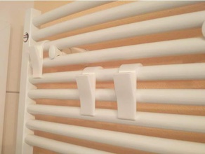 towel hanger bathroom heater holder 3d print model - Mito3D