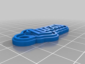 lucas keychains customized 3d print model - Mito3D