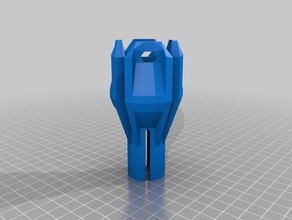 água rocker conector fin cap mecânico de brinquedos barbatanas modelo foguete soda garrafa refrigerante foguetes 3d print model - Mito3D