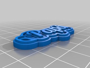 llavero papa keychains customized 3d print model - Mito3D