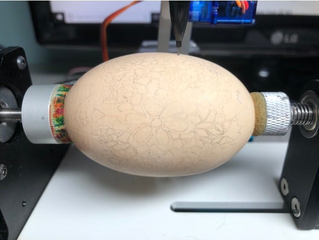 lacy egg 2d art 3D print model - Mito3D