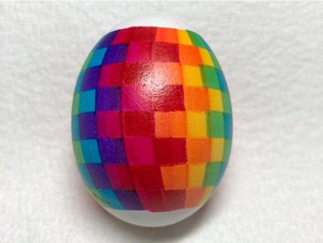 rainbow egg 2d art eggbot 3d print model - Mito3D