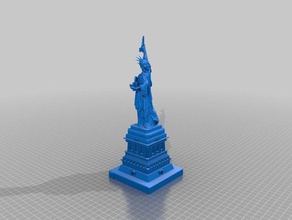 statue liberty gun dynamite 3d printing 3d print model - Mito3D