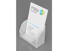 verticale de l'entreprise titulaire la carte bureau visite étui pour cartes d'affaires porte-carte 3d print model - Mito3D