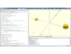 callable engins générateur de remix l'ingénierie les engrenages openscad paramétrique 3d print model - Mito3D