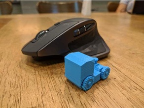 tiny truck construction toys 3d print model - Mito3D