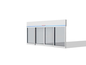 coreia plataforma do metrô de porta tela psd edifícios e estruturas a trem 3d print model - Mito3D