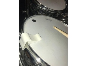 tambour clip d'amortissement de l'appareil la musique le drumset instrument mute les percussions résonance caisse claire atténuation des vibrations 3d print model - Mito3D