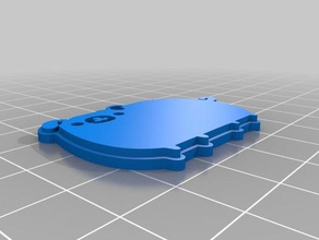 pugsheen portachiavi i cane dogo keychain pusheen 3d print model - Mito3D