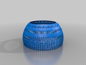 paramétrico jarrón 1 decoración 3d print model - Mito3D