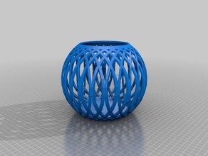 parametrische vase 2 Dekor 3d print model - Mito3D