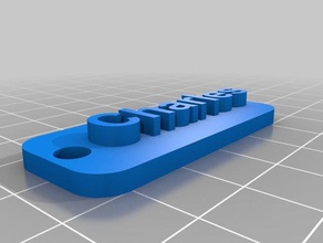 charles portachiavi i carlo keychain 3d print model - Mito3D