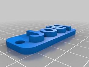 jo l keychain keychains joel 3d print model - Mito3D