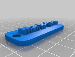 marie - ve trousseau de clés porte-clés eve un 3d print model - Mito3D