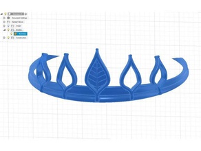 oval tiara costume 3d print model - Mito3D