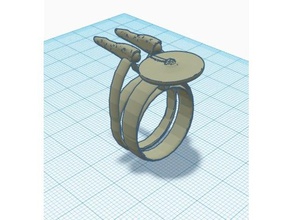 star trek-ring-Unternehmen 3d-drucken 3d print model - Mito3D