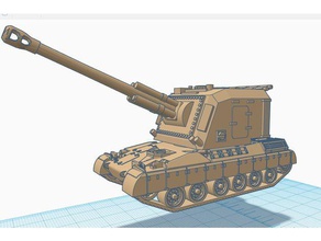 1-100 francés amx auf1 vehículos tanque 3d print model - Mito3D