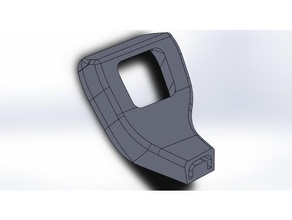 audi a3 8p front seat adjustment handle lever automotive 3d print model - Mito3D