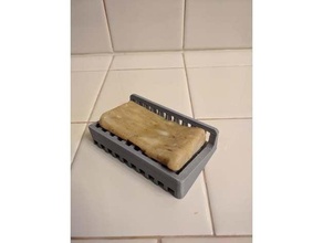 einfache soap-Gerichte Bad Seife soapdish Seifenschale Seifenablage soap-tray 3d print model - Mito3D