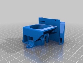 anet e12 carriage shroud 3d printer parts e10 upgrade fan duct 3d print model - Mito3D