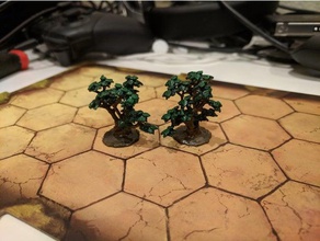 gloomhaven bush toy & game accessories 3d print model - Mito3D
