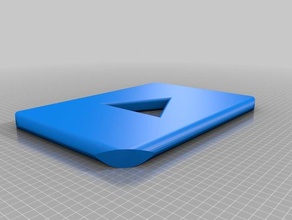 logo di youtube hobby pulsante play 3d print model - Mito3D